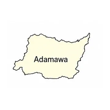 Map of the Adamawa region of Cameroon