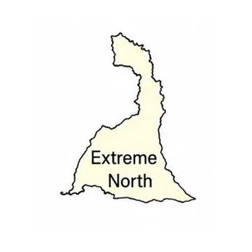 Map of the Extreme North region of Cameroon